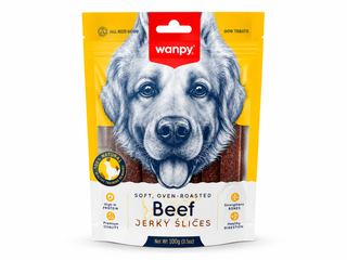 تشویقی سگ ونپی Beef Jerky Slices وزن 100 گرم